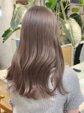 ロング カラー cinq   PROJECT所属・ミルクティーベージュ /ボブ/あげは🎀のヘアスタイル