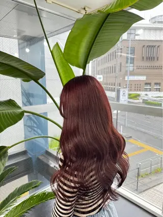 ロング 福島 諒のヘアスタイル