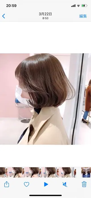 ミディアム 韓国くびれレイヤー 🇰🇷はづきのヘアスタイル