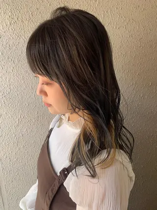 セミロング カラー サダハルカ |chouetteのヘアスタイル