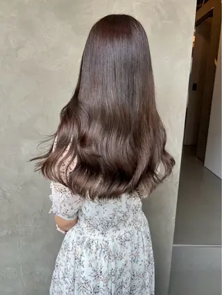 カラー 乾かしただけで艶髪✨ 縮毛矯正天王寺はやとのヘアスタイル