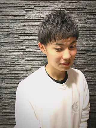 ショート メンズ 山田 哲平のヘアスタイル