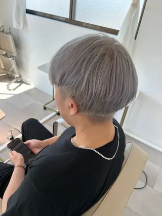 ショート ior北千住【イオール】所属・YU(ハイトーン/ ブリーチカラー)のヘアスタイル