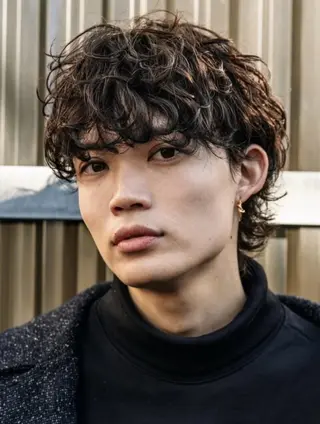 パーマ メンズ 薬剤で叶える似合わせ パーマ|銀座|おうたのヘアスタイル