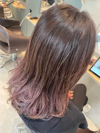 ロング カラー AUBE hair ales福岡平尾店所属・塚本 昂のヘアスタイル