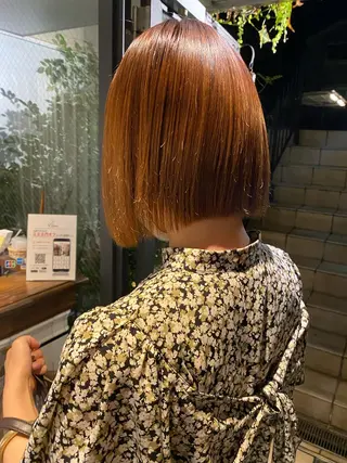 顔周りカット/透明感 カラー/rioのヘアスタイル