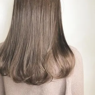 セミロング カラー ヘアアレンジ ネイル マツエク・マツパ Noah's　Ark所属・透明感カラー🫧ヘア セット🫧松本菜月の眉毛・アイブロウイメージ