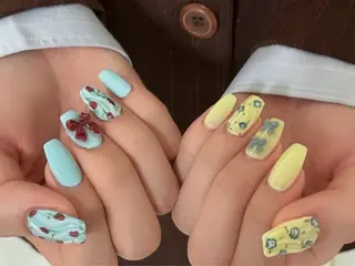 ネイル Protea きぬがわ らむのネイルデザイン