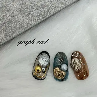 ネイル graph nail【グラフ ネイル】所属・graphnail‪ ‪‪❤︎‬manaのネイルデザイン