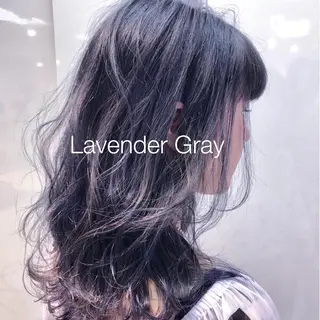 セミロング カラー ヘアアレンジ TONE所属・透明感カラー/ 韓国ヘア/縮毛矯正のヘアスタイル