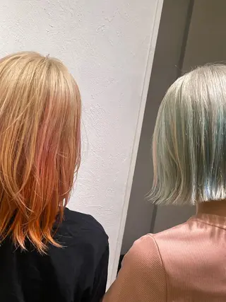 ミディアム カラー befine所属・石岡 政宗のヘアスタイル