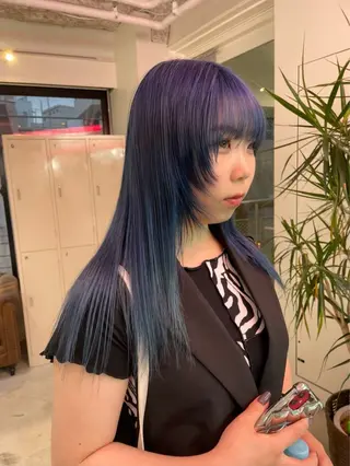 カラー 🧵レイヤー/お洒落 ハイトーン/りりのヘアスタイル