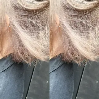 ショート カラー ⭐️横浜ブリーチ特化 美容師 堤涼⭐️のヘアスタイル