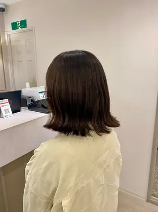 ミディアム 韓国🇰🇷艶髪 ケアカラーSHURIのヘアスタイル