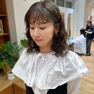 ショート パーマ 大橋 芽衣のヘアスタイル