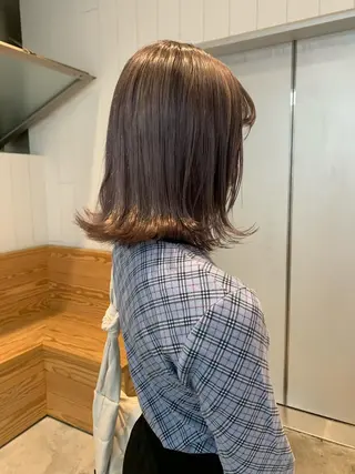 ミディアム 佐々木 健太郎のヘアスタイル