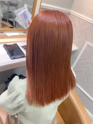 ミディアム カラー ヘアアレンジ 佐々木 シホミのヘアスタイル