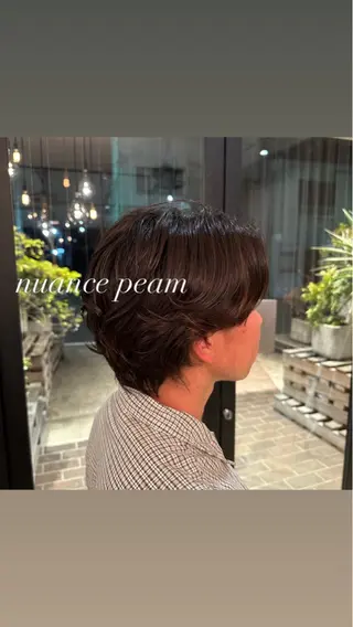 パーマ メンズ 飯島 美海のヘアスタイル