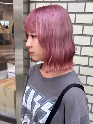 ミディアム カラー LUCK 本厚木店のヘアスタイル