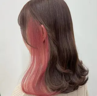 ミディアム カラー ♡透明感カラー sakura♡のヘアスタイル