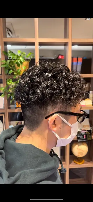 パーマ メンズ dogstar小林諒 レイヤー/パーマのヘアスタイル