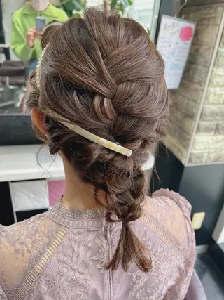 ミディアム カラー 韓国ヘア ♡tomimaのヘアスタイル