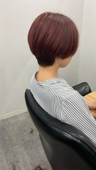 ショート CHORD 四条河原町駅店 髪質改善&韓国風&ハイトーンカラー所属・けいと髪質改善 全年齢リピート多数のヘアスタイル