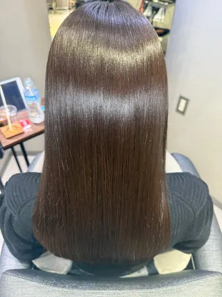 セミロング カラー 髪質改善✖️ 艶髪の 仕立て人 ✨永山正太のヘアスタイル