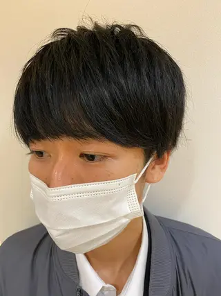 ミディアム メンズ 柳澤 和也のヘアスタイル