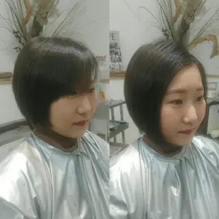 ショート ヘアアレンジ 🦋美髪/エクステ 🦋アベイクミのヘアスタイル