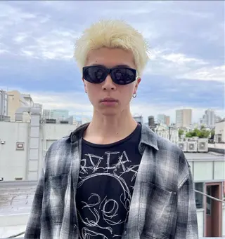 ショート カラー メンズ メンズスタイリスト リュウジのヘアスタイル