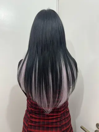 ロング 💥ウルフカット デザインあんな💥のヘアスタイル