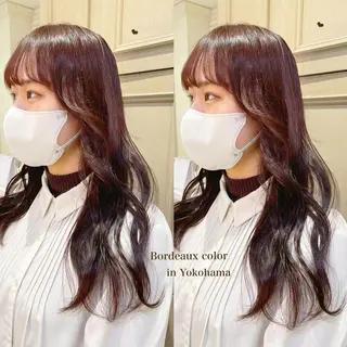 セミロング カラー エクステ/ハイトーン 🐏☁️miminaのヘアスタイル