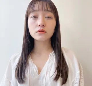 ロング 山形 紗奈のヘアスタイル