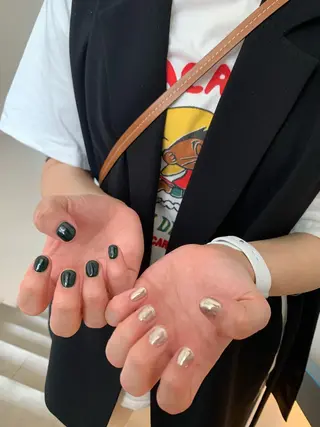 ネイル 【韓国ヘア・ネイル】 HINATA🍒のネイルデザイン