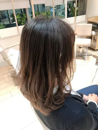 セミロング 市原 大翼のヘアスタイル