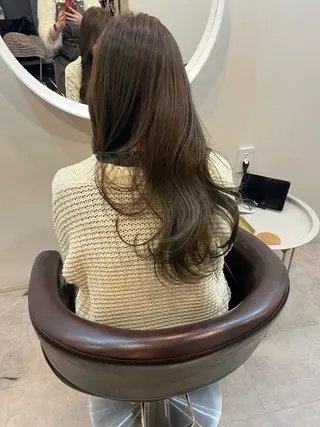 ロング カラー 下石怜子/レイヤー/ 透明感カラーのヘアスタイル