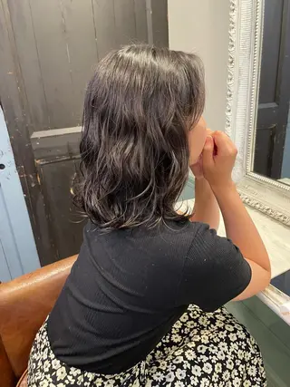 ミディアム パーマ 🍒桜井 優華🍒のヘアスタイル