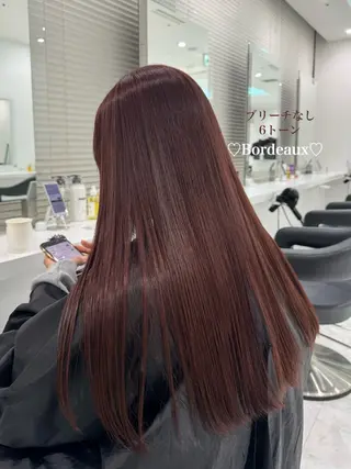 セミロング カラー 💎透明感カラー /kaito💎のヘアスタイル