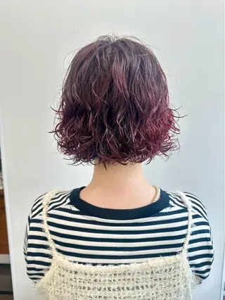 ショート パーマ SALONDEJOE所属・かどた はるなのヘアスタイル