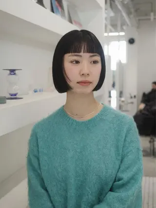 ショート 🌱ぱつっと/ボブ 🌱のヘアスタイル