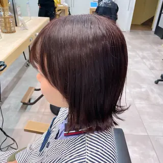 ミディアム カラー 透明感カラー×ヘア アレンジ🪽しおりのヘアスタイル