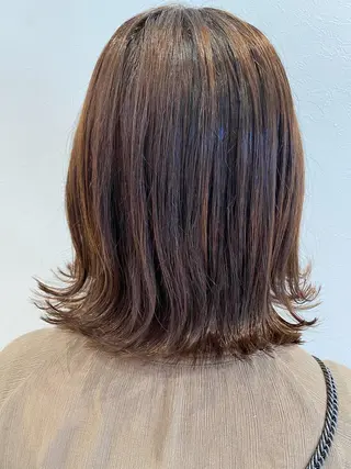 ミディアム 宮村 真穂のヘアスタイル