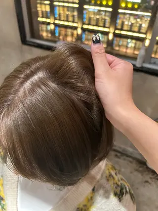 ミディアム カラー Friista color所属・moe🎀 梅田美容室のヘアスタイル
