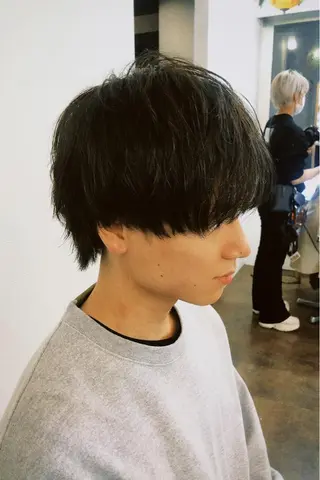ショート パーマ ヘアアレンジ メンズ 🧶ブリーチカラー TERU🧶のヘアスタイル