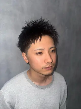 ショート カラー パーマ メンズ &CREW パーマ 特化 / KOHEYのヘアスタイル
