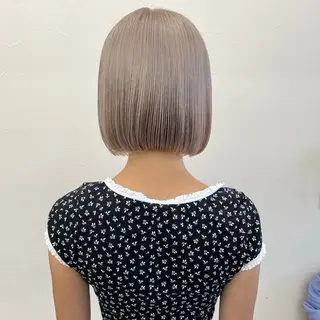 🌙ボブ特化×透明感 カラー リナ🌙のヘアスタイル