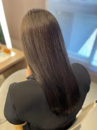 ロング カラー 髪質改善/縮毛/トリ ートメント/平野広大のヘアスタイル