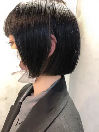 ショート ボブ×縮毛矯正 ryotaのヘアスタイル