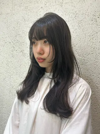 ロング カラー SHINDO MIYUのヘアスタイル